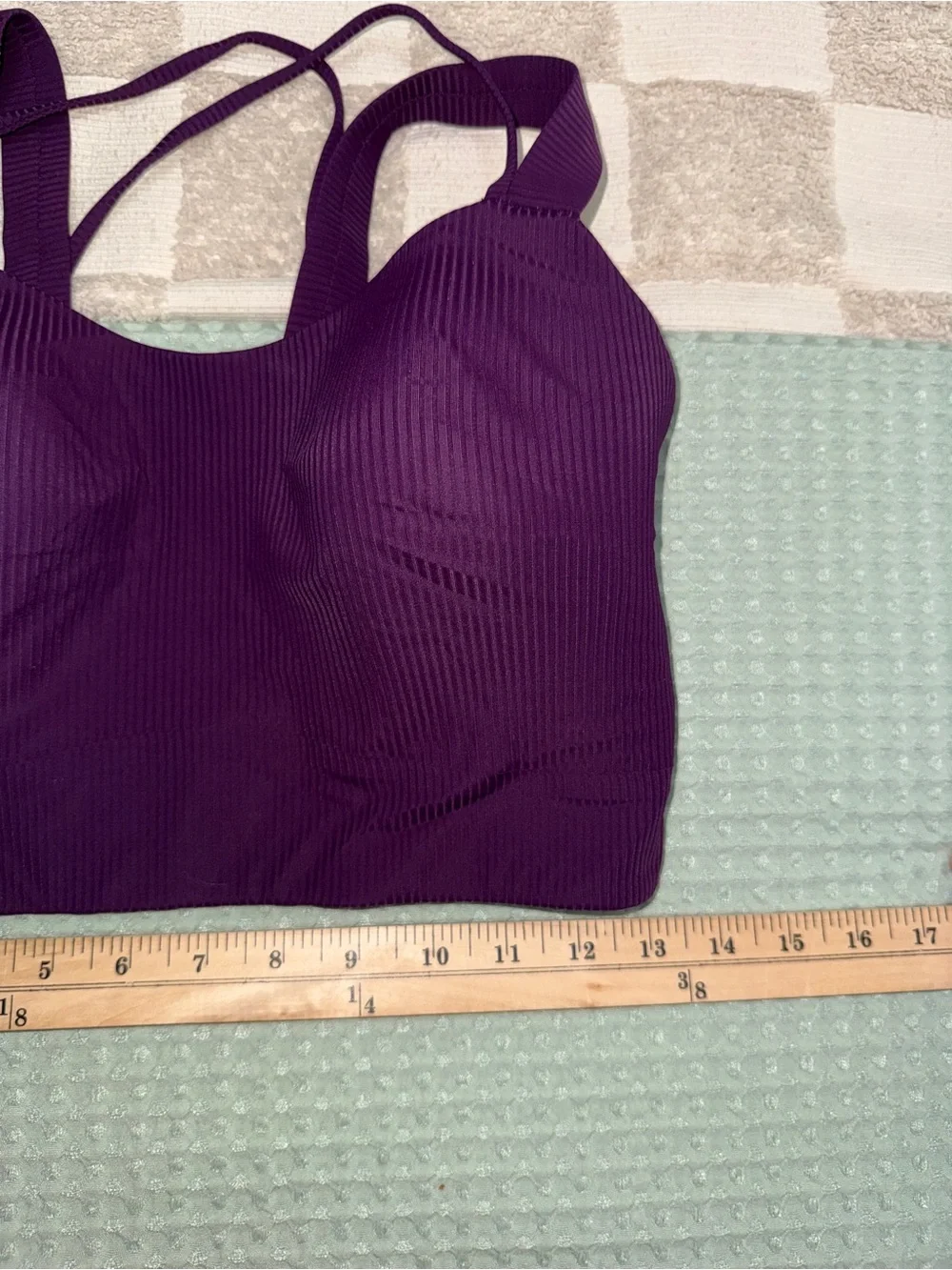 NWOT Lululemon Like a Cloud Ribbed Longline Bra D/DD